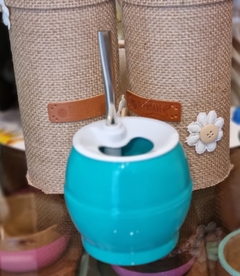 Mate de PVC c/Bombilla