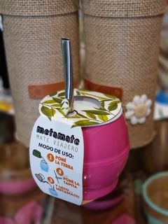 Mate de PVC c/Bombilla
