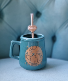 Mate de Cerámica "Mundo"