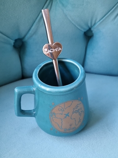 Mate de Cerámica "Mundo" - comprar online