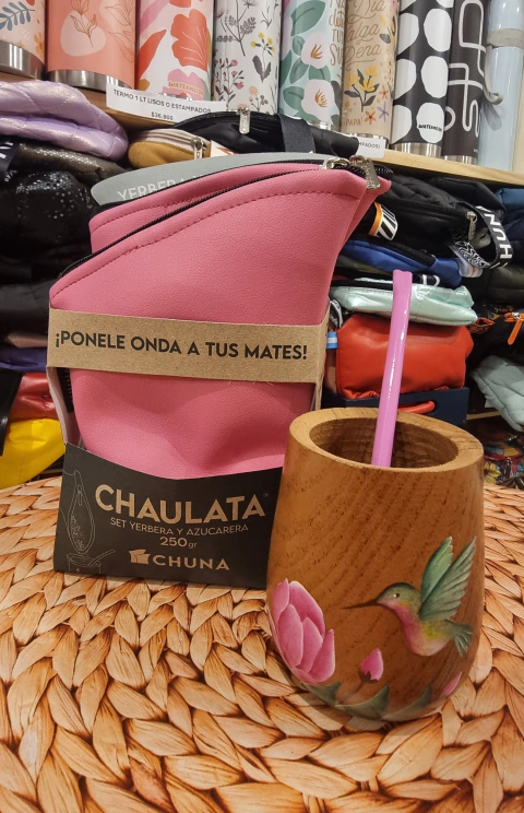 Set de mate de madera