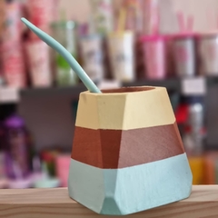 Mate de Madera de Calden c/bombilla