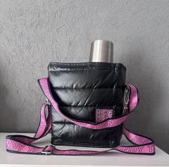 Canasta Matera matelasse negra - comprar online
