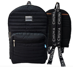 Mochila con portanotebook Élite negra opaca