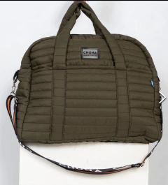 Bolso Praga verde militar