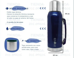 Termo 1lt de doble capa de acero inoxidable en internet