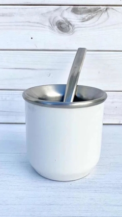 Mate de acero con bombilla - comprar online