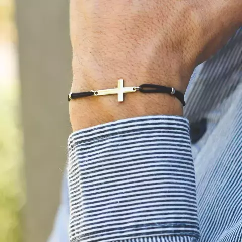 PULSERA ACERO BELTRAN NEGRO