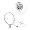 PULSERA ACERO SAN BENITO PLATINO