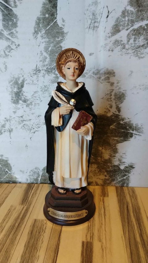 SANTO TOMAS DE AQUINO POLIRESINA 15CM