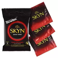 Preservativos Skyn Texturizado Blowtex c/3 Unidades - comprar online