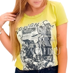 T-Shirt Tassa Feminina 4659 Amarelo - comprar online