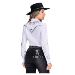 Camisa All Hunter Feminina com Bordados Branca 2956 - comprar online