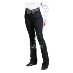 Calça All Hunter Feminina Preta com Pedrarias 2806 - comprar online