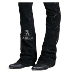 Calça All Hunter Feminina Preta com Pedrarias 2806 na internet