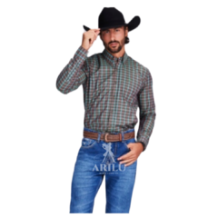 Camisa All Hunter Masculina Classic Fit Xadrez Verde 3129