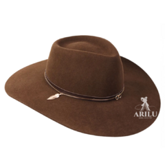 Chapéu Pralana 5X Gold Aba 10 Marrom 110.12357.3274 - comprar online