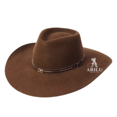 Chapéu Pralana 5X Gold Aba 10 Marrom 110.12357.3274