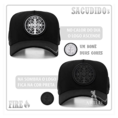 Boné Sacudido's Medalha de São Bento Preto BN578SCD - comprar online