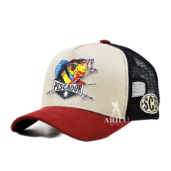 Boné Sacudido's Pescador Bege BN90SCD
