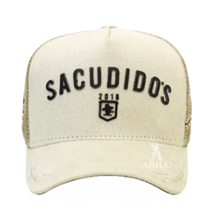 Boné Sacudido's Fogo Suede Bege BN575SCD - Agroarilu Moda Country