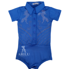 Imagem do Body Country City Infantil Menina Azul CC07