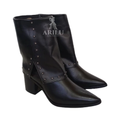 Bota Country Feminina Gaby Faschion Preta 318 210B