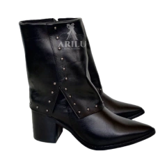 Bota Country Feminina Gaby Faschion Preta 318 210B - Agroarilu Moda Country