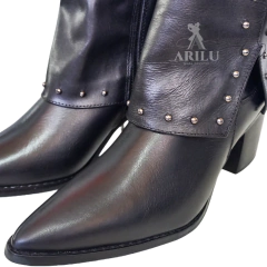 Bota Country Feminina Gaby Faschion Preta 318 210B - comprar online