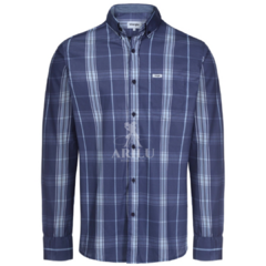 Camisa Wrangler Masculina Tricoline ML WLS168