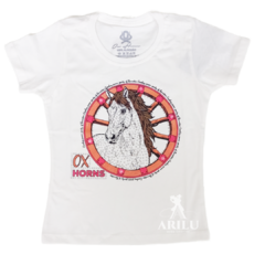 T-Shirts Ox Horns Infantil Menina Branco 5222 na internet