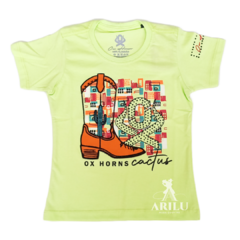 T-Shirts Ox Horns Infantil Menina Lima 5218 na internet