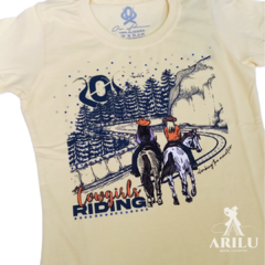 T-Shirts Ox Horns Infantil Menina Amarela 5221 - Agroarilu Moda Country