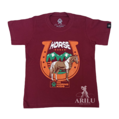 Camiseta Ox Horns Infantil Menino Vinho 5212 - comprar online