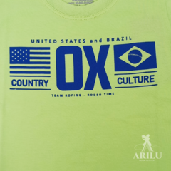 Camiseta Ox Horns Infantil Menino Lima 5208 - Agroarilu Moda Country