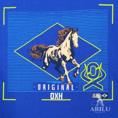 Camiseta Ox Horns Infantil Menino Azul Royal 5211 - Agroarilu Moda Country