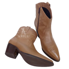 Bota Country Feminina Cano Baixo Capuccino 005.24.311 - Agroarilu Moda Country
