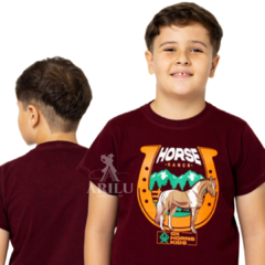 Camiseta Ox Horns Infantil Menino Vinho 5212