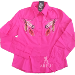 Camisa West Dust Feminina Pink Pena CA28172