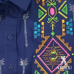 Camisa West Dust Feminina Marinho CA28171 na internet