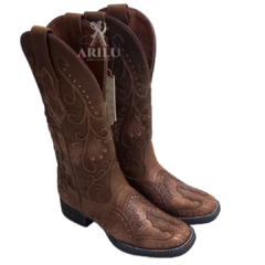 Bota Texana Goyazes Feminina Tabaco 205B 243201
