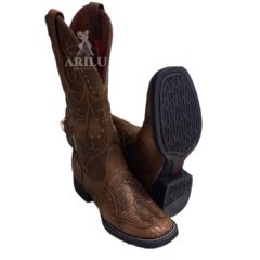 Bota Texana Goyazes Feminina Tabaco 205B 243201 - loja online