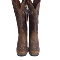 Bota Texana Goyazes Feminina Tabaco 204B 243202 - comprar online