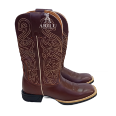 Imagem do Bota Texana Goyazes Masculina Mustang Café Z61 243002