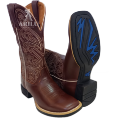 Bota Texana Goyazes Masculina Mustang Café Z61 243002 na internet