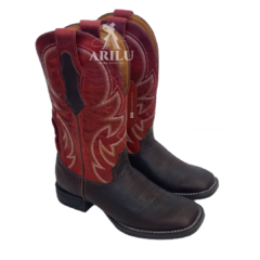 Bota Texana Goyazes Masculina Dallas Pinhão Vinho Z59 241503