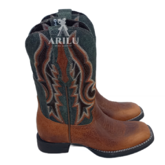 Imagem do Bota Texana Goyazes Masculina Dallas Tabaco Verde Z58 241506