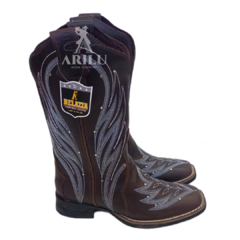 Bota Texana Helazza Feminina Café 199B 4640 na internet