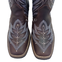 Bota Texana Helazza Feminina Café 199B 4640 - comprar online