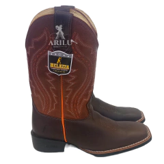 Bota Texana Helazza Masculina Havana Café Z63 20524 - Agroarilu Moda Country